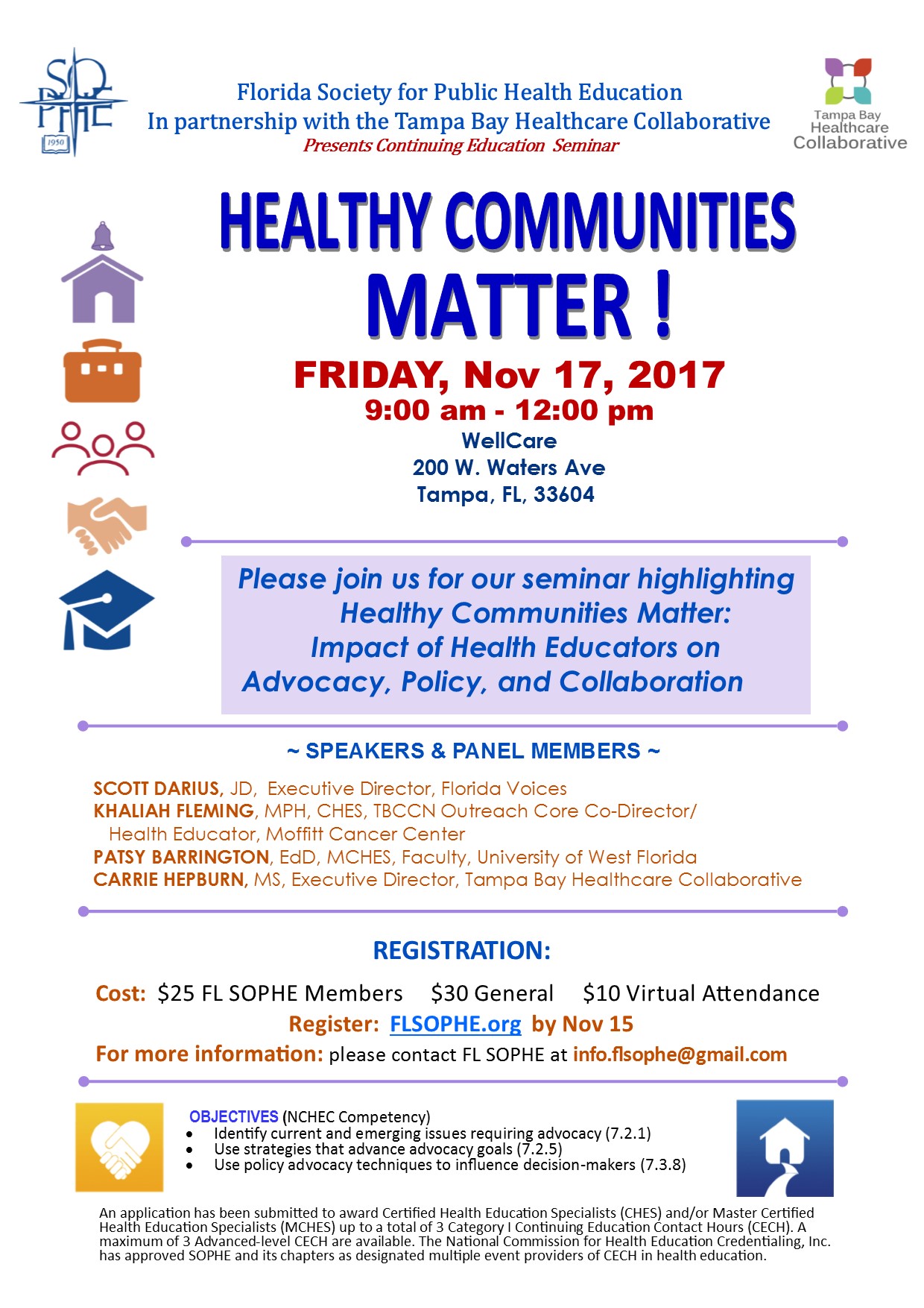 Florida SOPHE Healthy Communities Matter - Society for Public Health ...