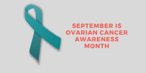 September is Ovarian Cancer Awareness month graphic
